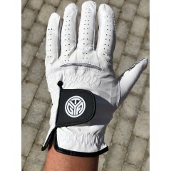 Hvide golfhandsker