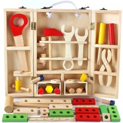 Værktøjskasse i træ 